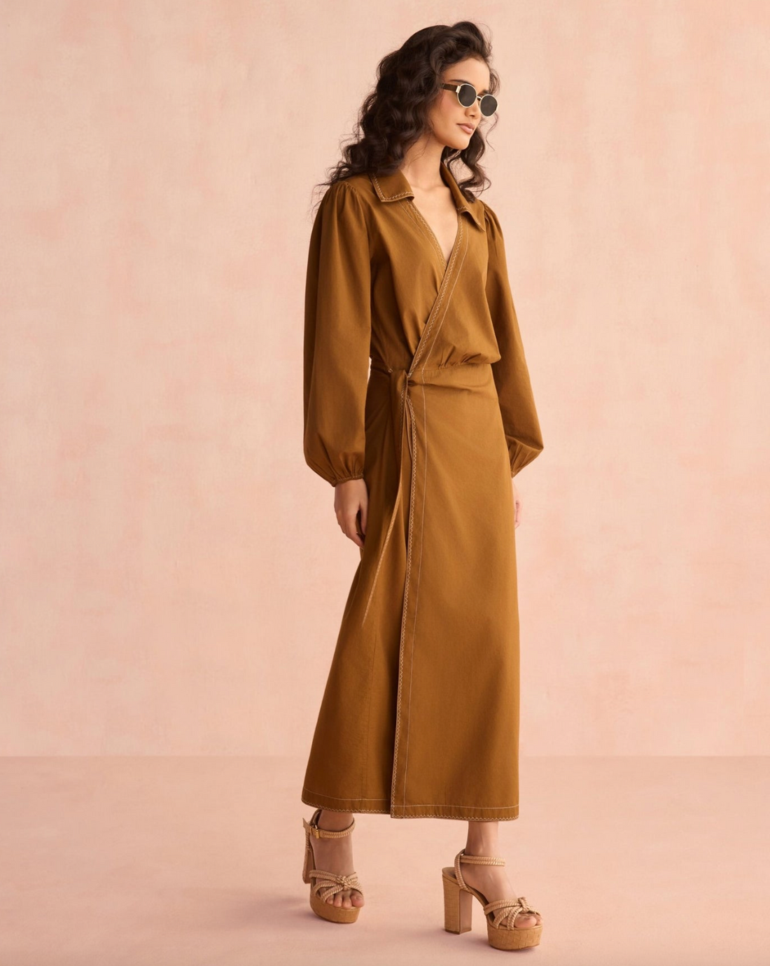 Avery Midi Solid Cinnamon