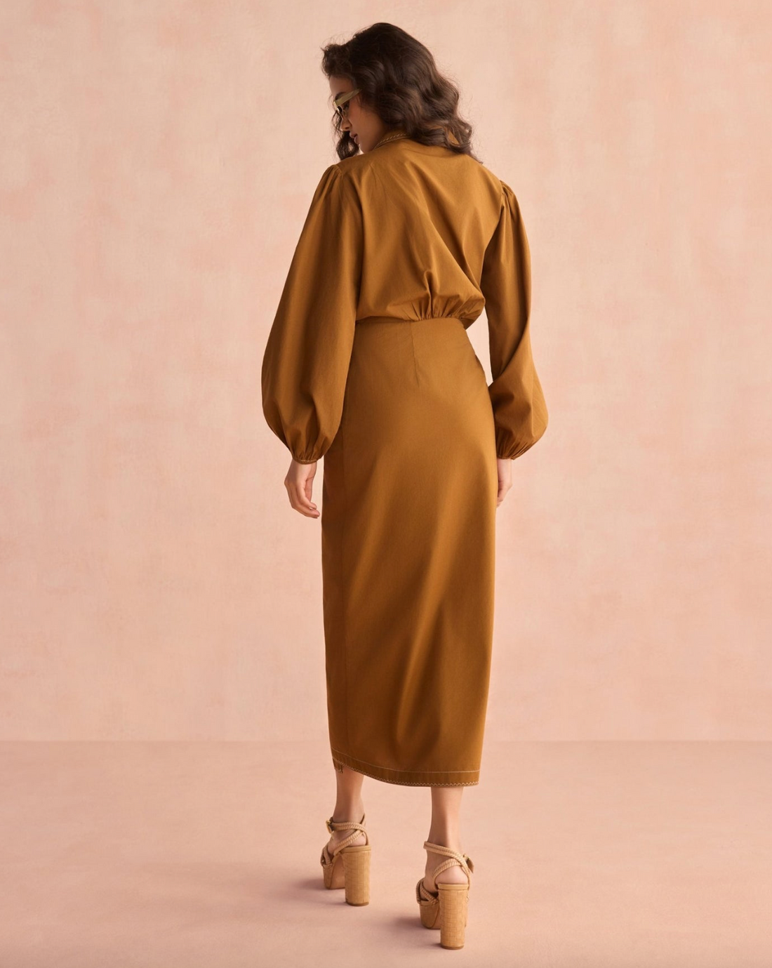 Avery Midi Solid Cinnamon