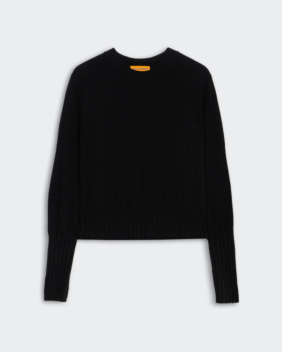 Shrunken Crew in Cashmere Black
