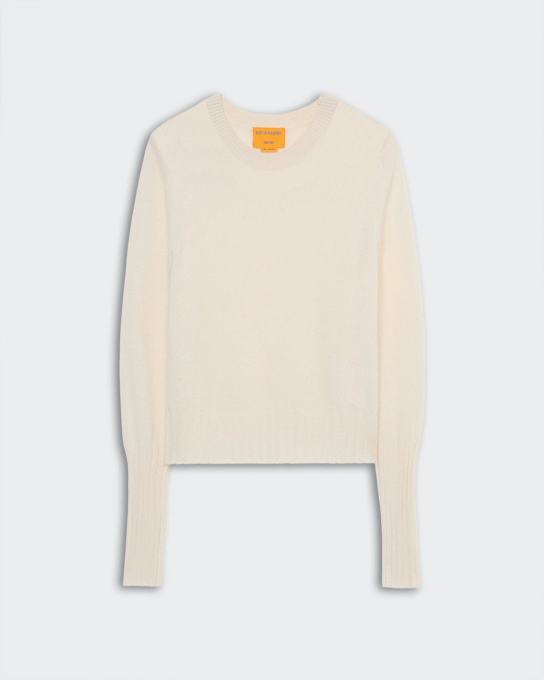 Shrunken Crew in Cashmere Cream
