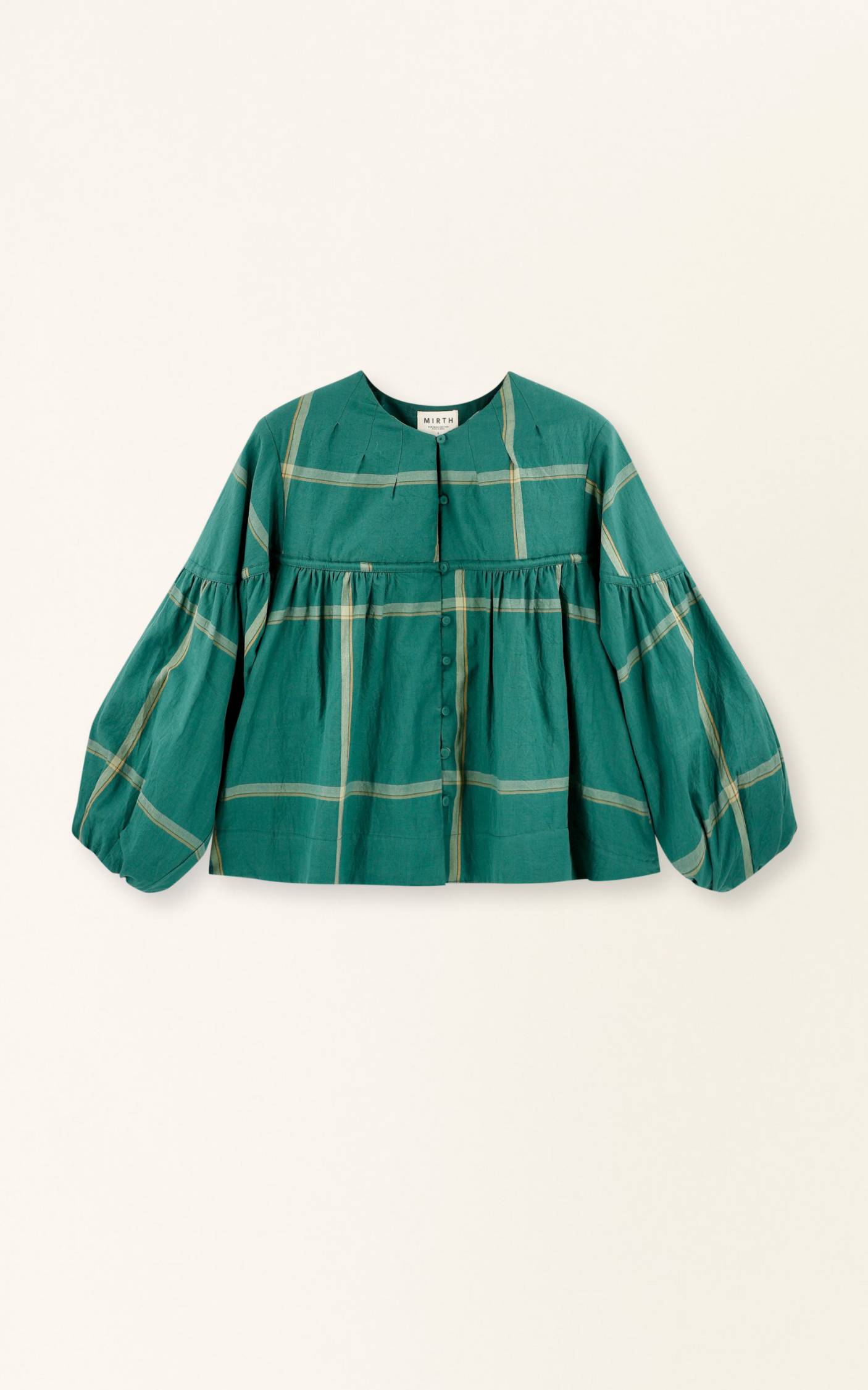 Silverton Blouse Mallard Plaid