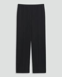 Wide Pull-On Pant Black