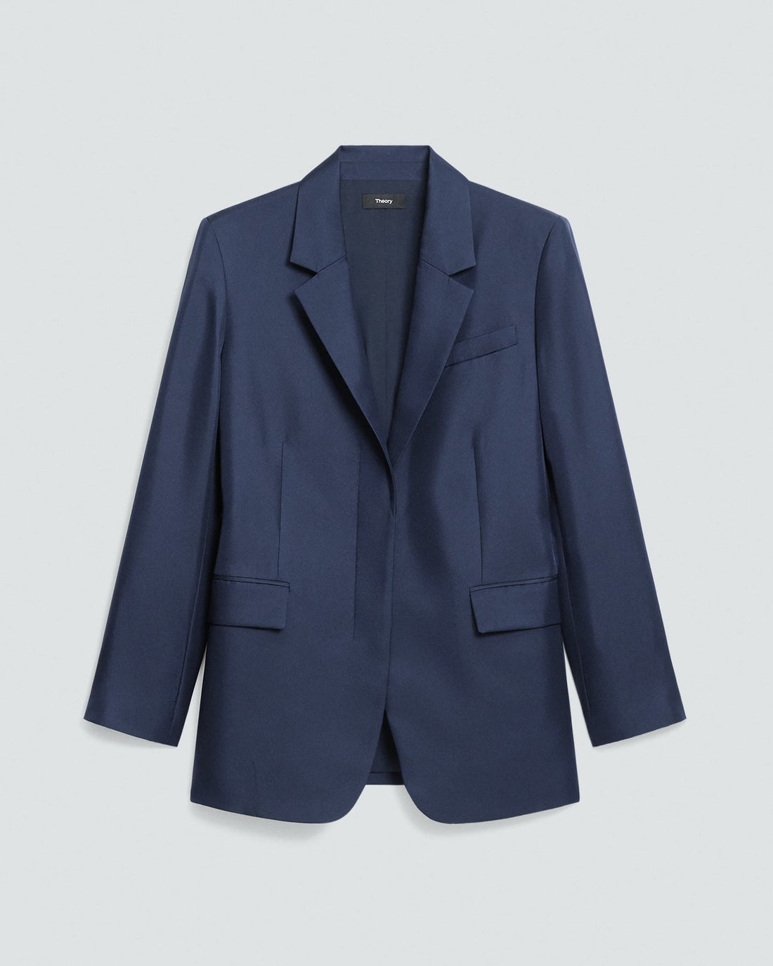 Oversized Cinch Blazer Navy
