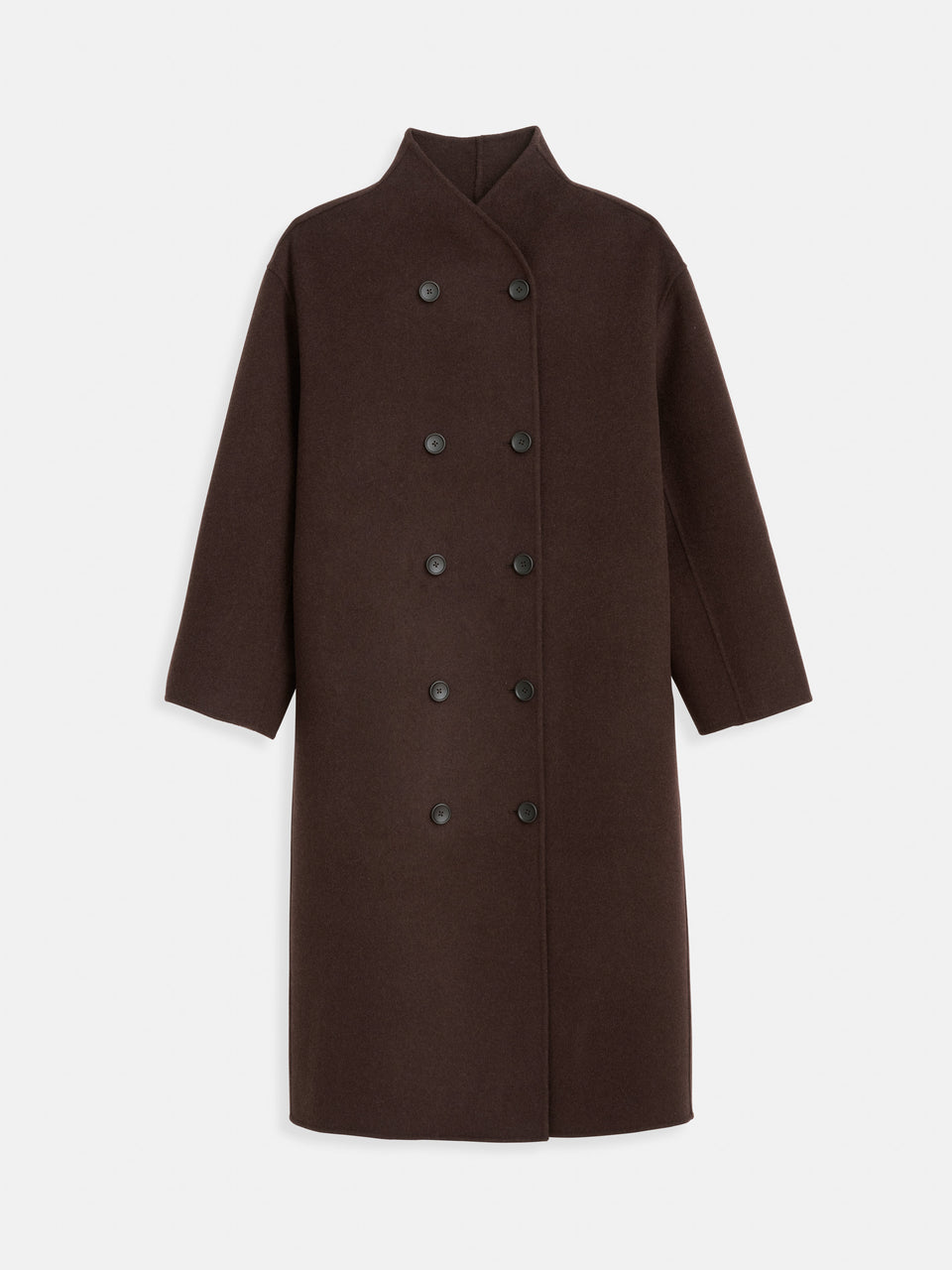 Long Sophia Coat Chocolate
