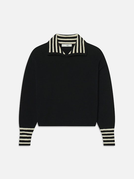 The Sailor Pullover Sweater Black Multi