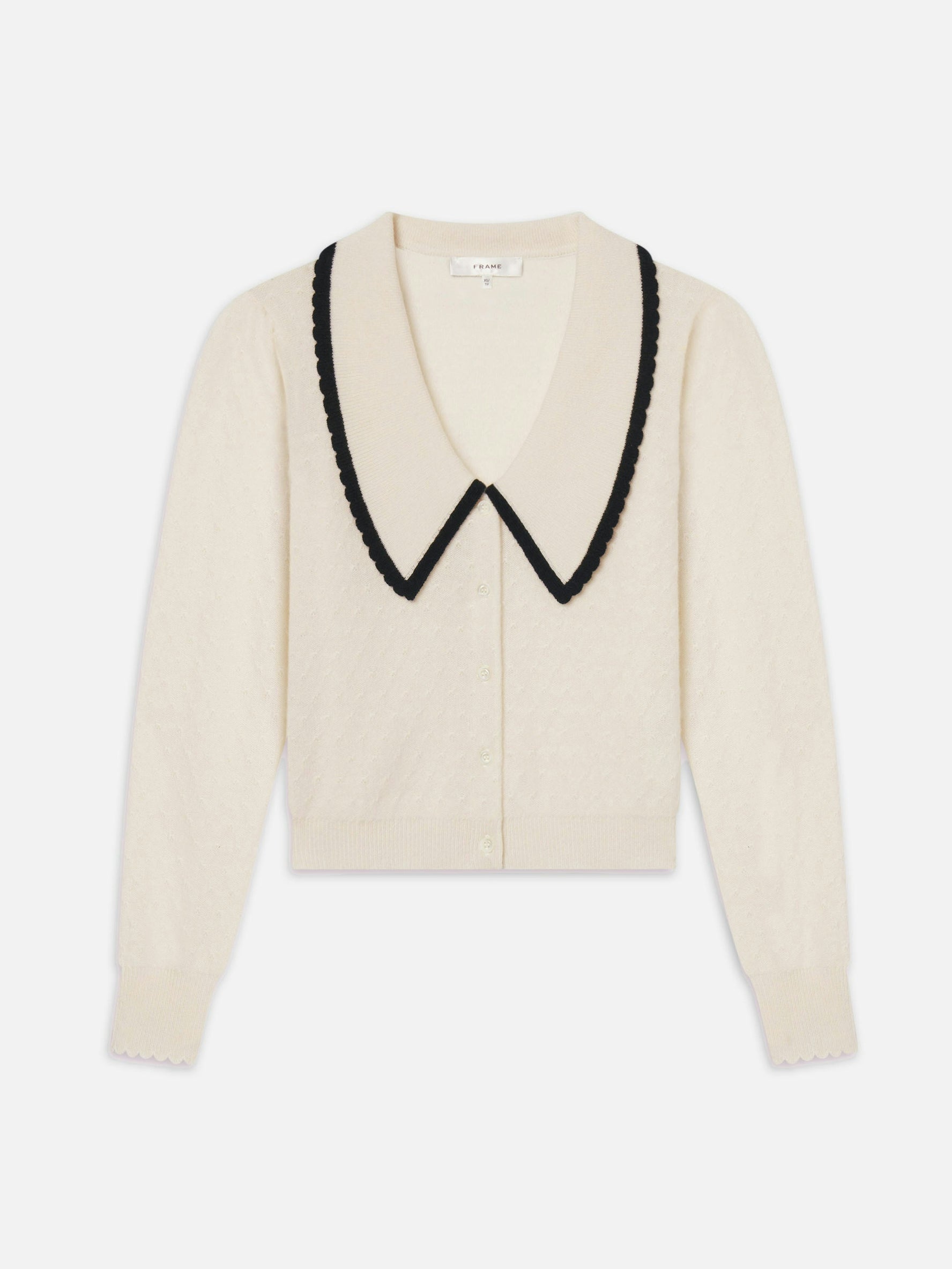 Cashmere Sailor L/S Sweater Cream Multi