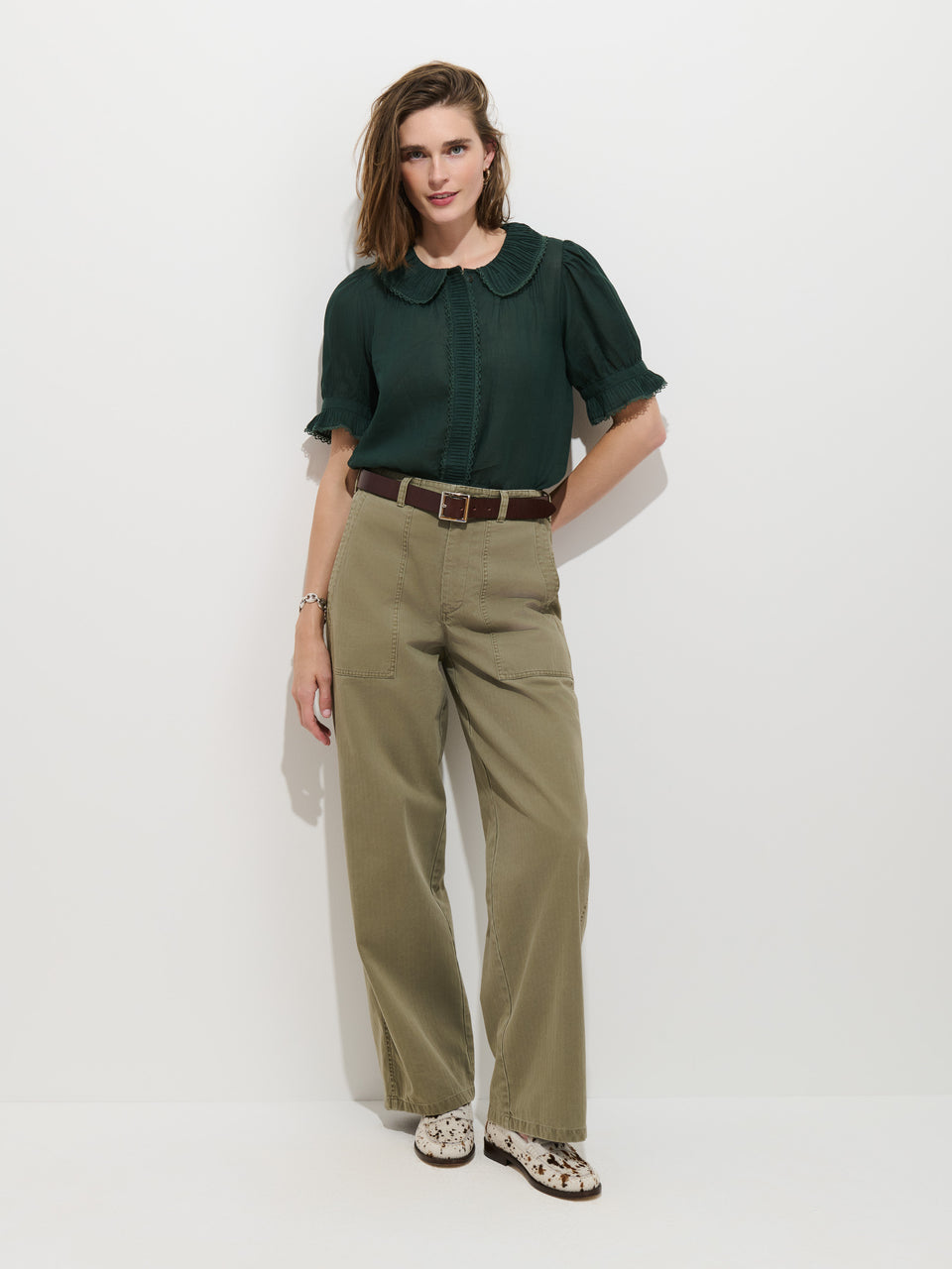 Lucia Top Dark Green