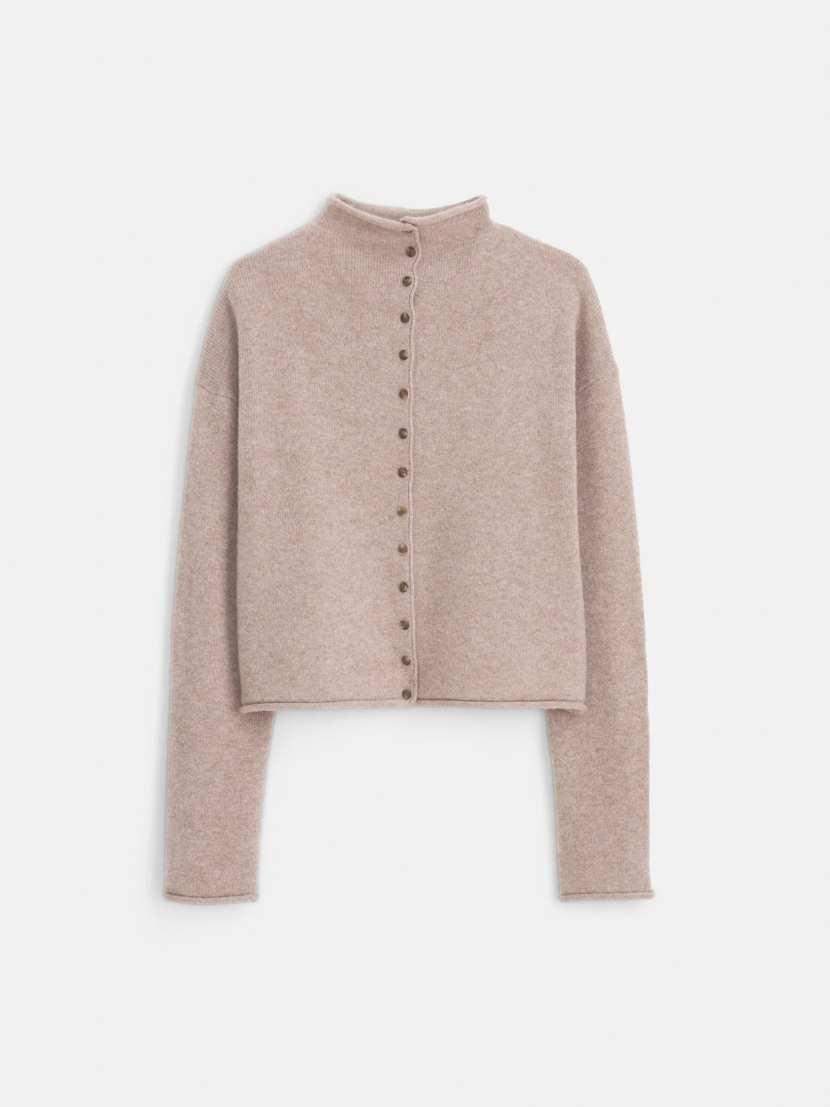 Taylor Cardigan In Washed Cashmere Toast