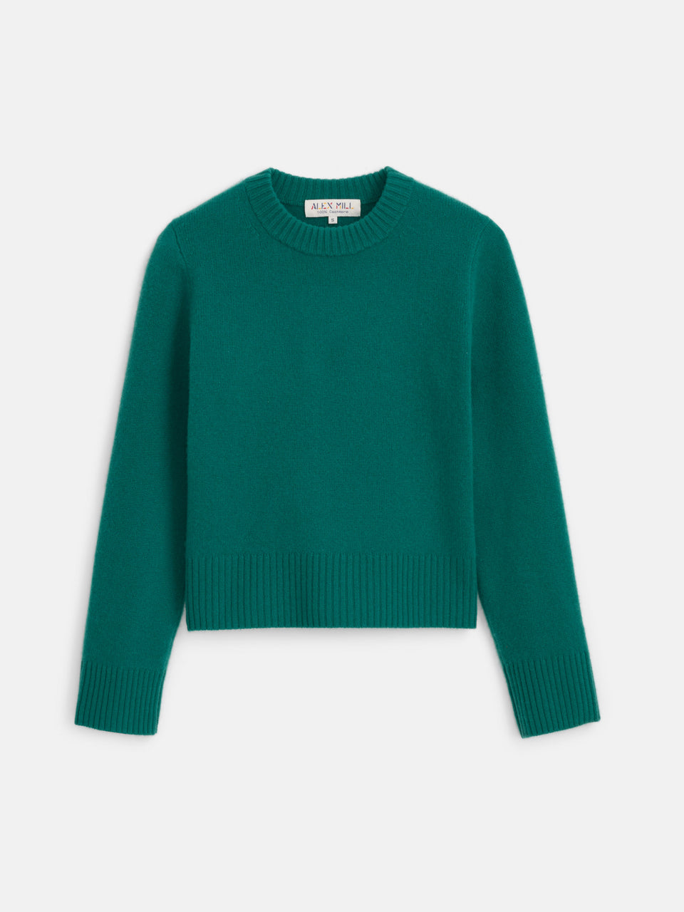 Michelle Crewneck Cashmere Sweater Kelly Green