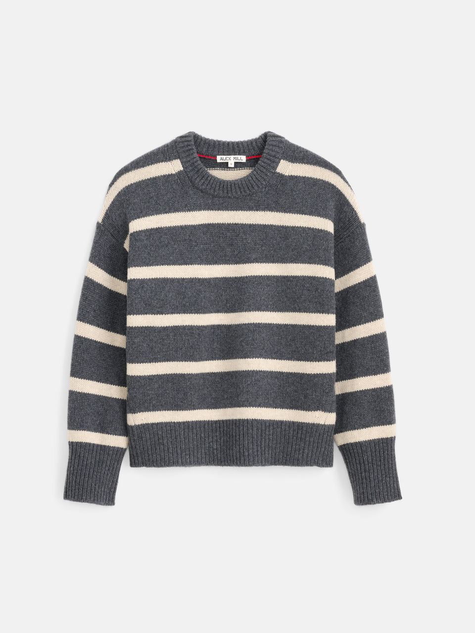 Nottinghill Sweater Storm Grey/Wishbone Stripe