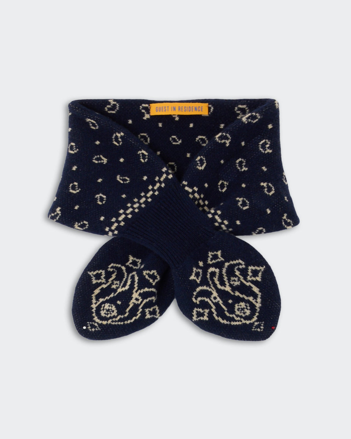 Bandana Bowtie Scarf Midnight/Butter