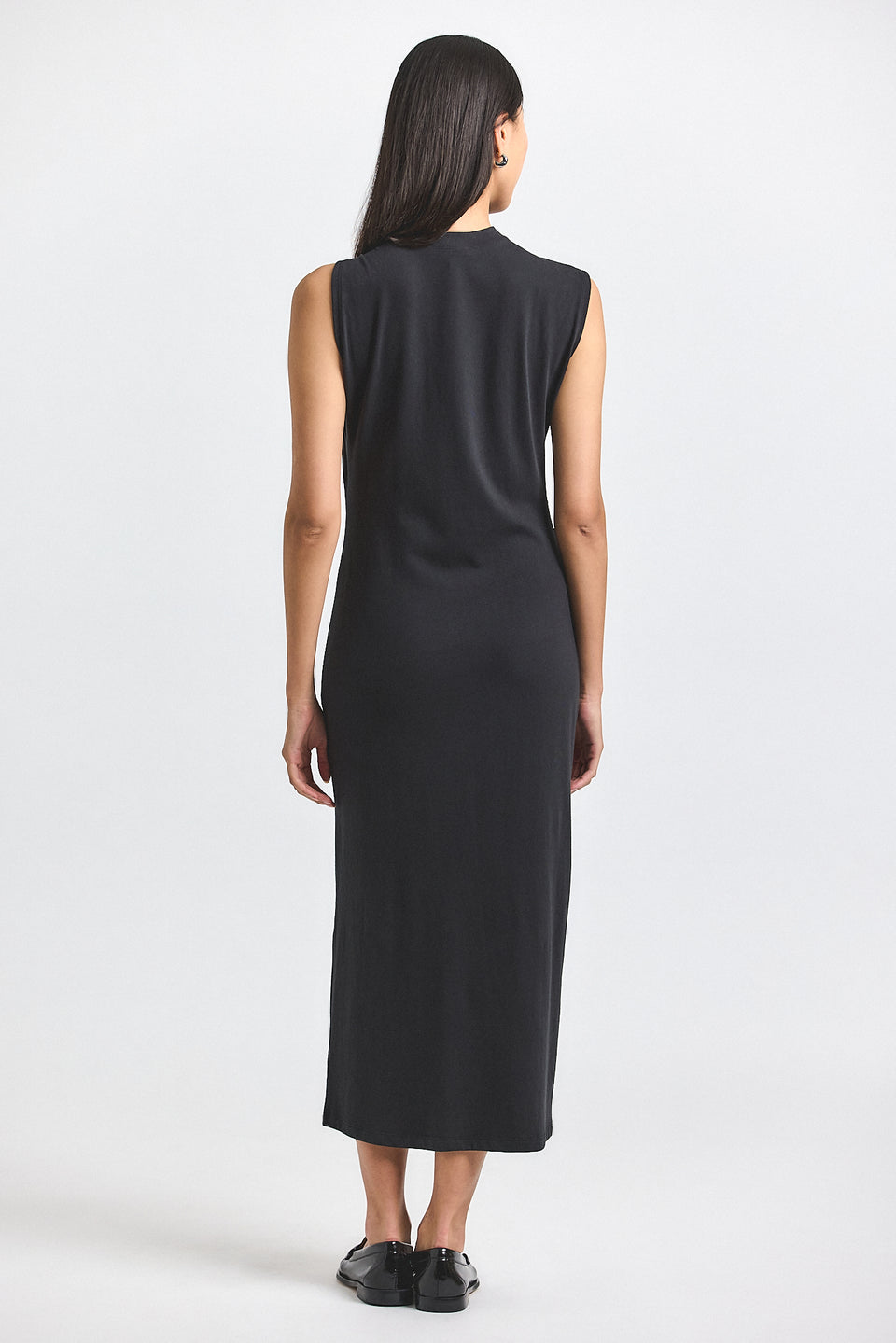 Evelise Asymmetric Embellished Twist Dress