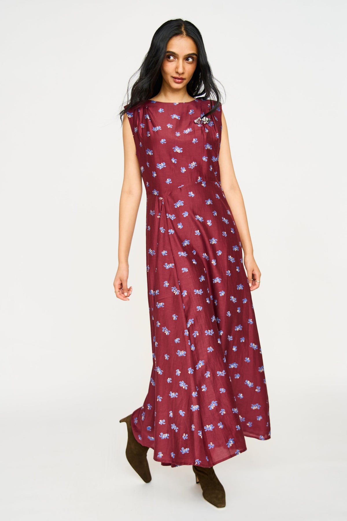 Ranier Dress In Falling Iris