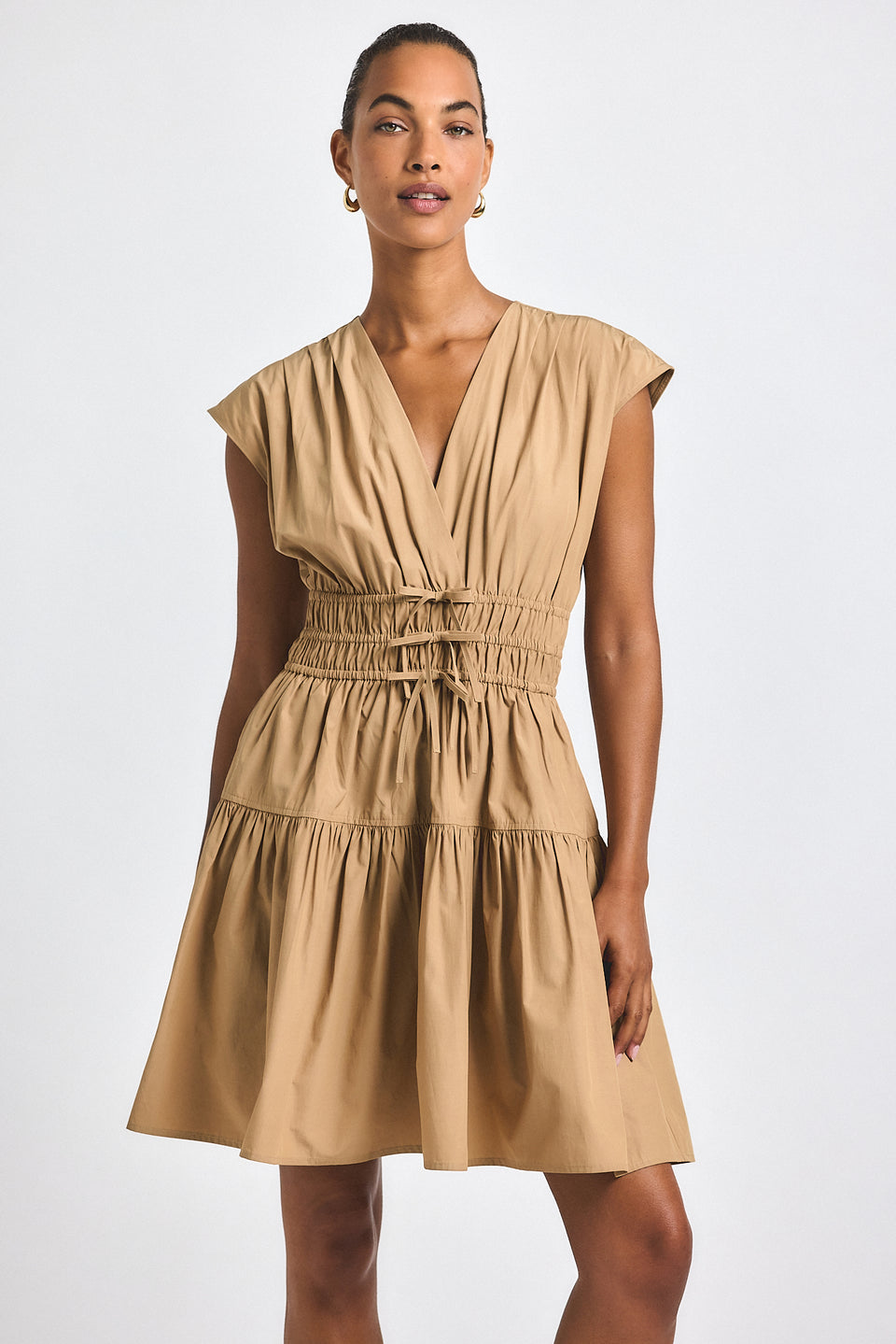Tora Cotton Poly Poplin Dress